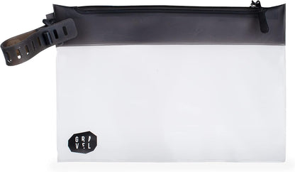 Gravel The Pouch | TSA Approved Clear Travel Toiletry Bag | Quart Size for Men & Women
