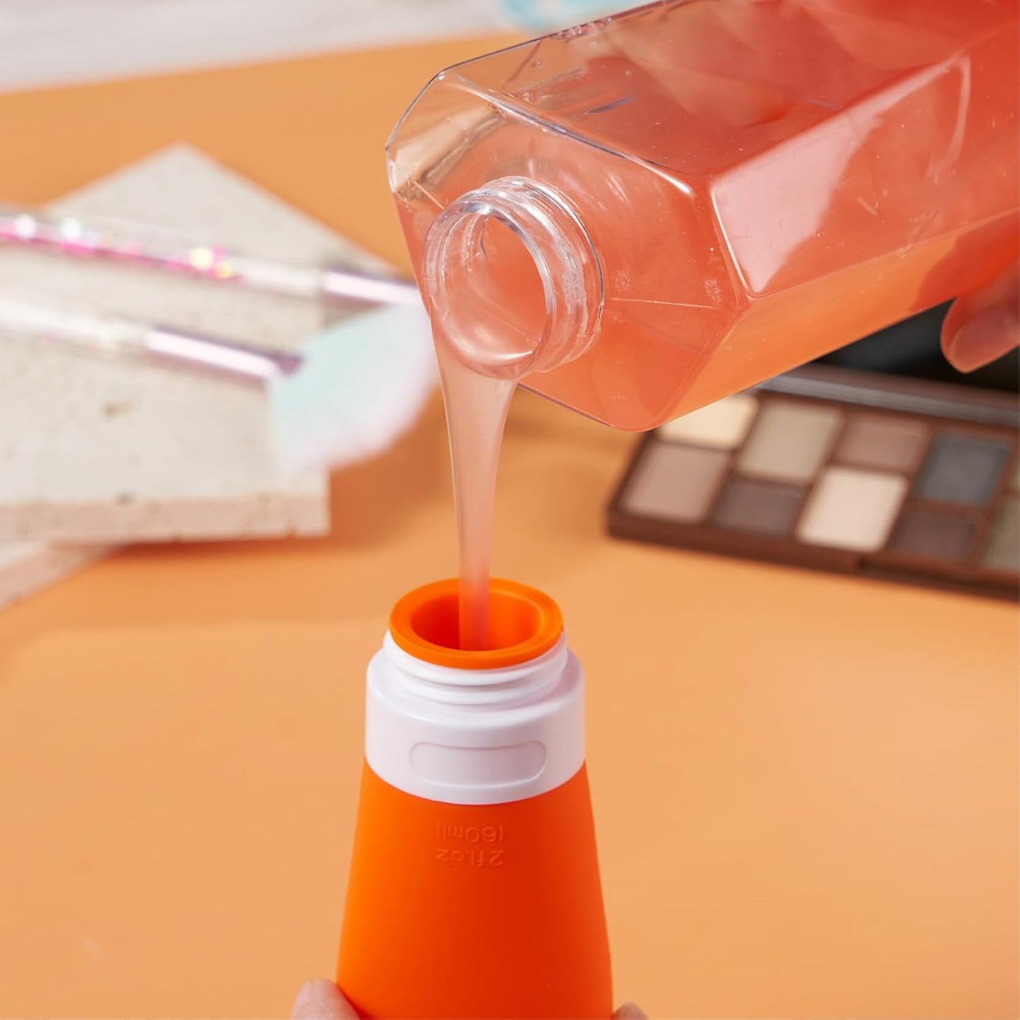 INSFIT Portable Travel Bottles, TSA Approved Leak Proof Containers for Toiletries, BPA Free Refillable Accessories for Shampoo, Body Wash, Liquids (4 Pack)