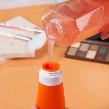 INSFIT Portable Travel Bottles, TSA Approved Leak Proof Containers for Toiletries, BPA Free Refillable Accessories for Shampoo, Body Wash, Liquids (4 Pack)