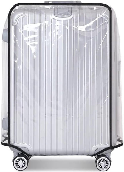 JenKin Luggage Protector Suitcase Cover PVC Waterproof Travel Suitcase Fits Most to 30"（30" (21.3" L x 13.4" W x 29.5" H)）