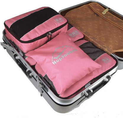 5 Set Packing Cubes for Travel Large Suitcase Luggage Organizer Bags Travel Accessories Vacation 4 Cubes 1 Laundry Pouch Bag