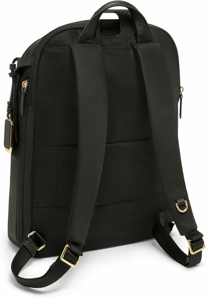 TUMI - Voyageur Montana Backpack - Stylish Travel Backpack for Women - For Business, Work - Fits up to 16" Laptops - Black/Gold