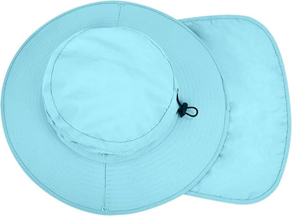 Sun Hats for Men Women, UPF50+ Protection Safari Hat, Wide Brim Fishing Hat - Image 4