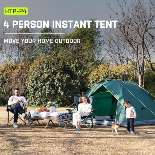 Happy Travel 2/4 Person Camping Tent, Instant Easy Pop Up Tents for Camping