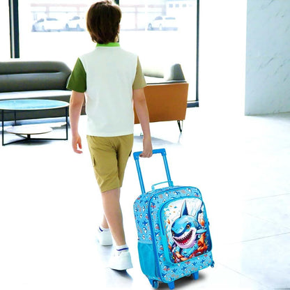 Kids Luggage for Boys Girls, Toddler Rolling Travel Carry on Suitcase with Wheels