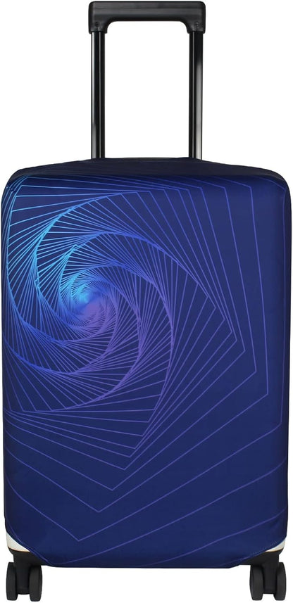 Explore Land Travel Luggage Cover Suitcase Protector Fits 18-22 Inch Case (Gyrotropic, S)