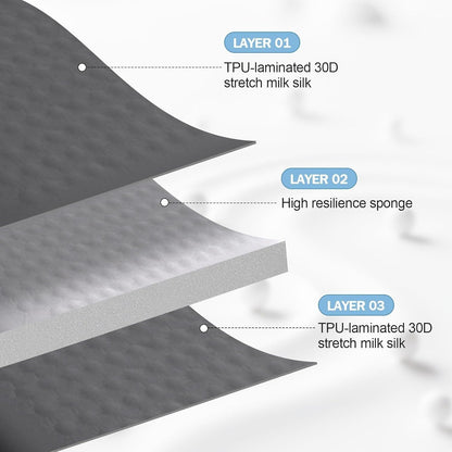 Self-Inflating Airplane Seat Cushion for Long Flights – Portable Travel Cushion Airplane Seat - Memory Foam Travel Seat Cushion Providing Pressure Relief and Premium Comfort (Extra Large Grey)