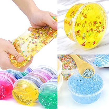 Augshy 40 Pack 2oz Small Slime Containers With Lids, Hawaiian Shaved Ice Mold Jello Shot Cups Condiment Containers Plastic Portion Cups with Lids for Salad Dressing Food Storage Containers
