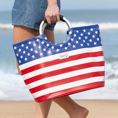 Swig Life Loopi Tote Bag, Lightweight, Waterproof Beach and Utility Bag - Image 5