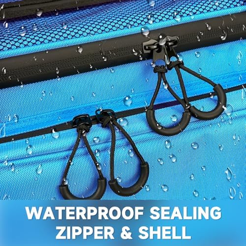 Paddle Board Cooler Bag with Cup Holders, 28L Large Sup Kayak Deck Cooler Bag Fit 36 Cans with Bottle Opener, Adiustable Strap for Beach, Kayaking, Camping