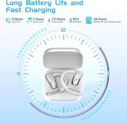 IAMJOY Language Translation Earbuds, 163 Language Translator Earbuds 3-in-1 Two Way AI Earbud Translator in Real Time Online Translator Device with APP Fit iOS ＆ Android for Travel Business Learning