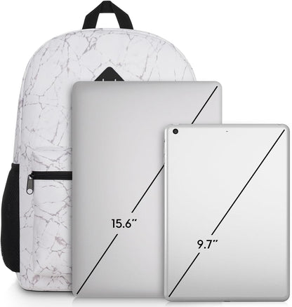 School Backpack,Classic Stone Textured Bookbag Men and Teen Boy Schoolbag with USB Charging Port for High School College Office Work Travel