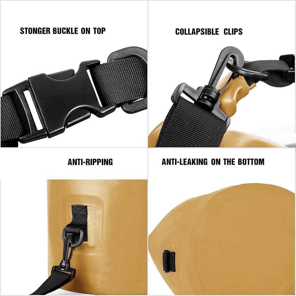 Unigear Dry Bag Waterproof, 2L/5L/10L/20L/30L/40L Floating and Lightweight Bags for Kayaking, Boating, Fishing, Swimming and Camping with Waterproof Phone Case