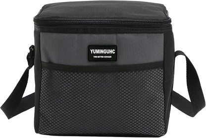 6 Can/5L Lunch Bag for Women Men Portable Lunch Box Small Cooler Bag Soft by YUMINGUHC