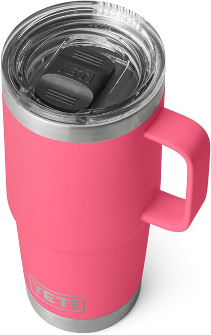 YETI Rambler 20 oz Travel Mug, Stainless Steel, Vacuum Insulated with Stronghold Lid