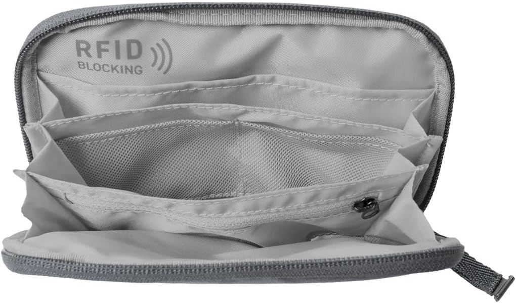 Eagle Creek Stash RFID Passport Wallet – Slim Travel Organizer with RFID Blocking – Secure Storage for Passport, Cards & Cash – Lightweight & Water-Resistant – Unisex – Black