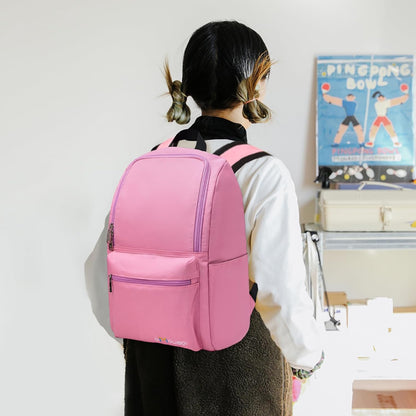 OMOUBOI Casual Daypacks Superbreak Backpack 14 inch Laptop Backpack for Women & Men Fits Tourism Business (Pink)