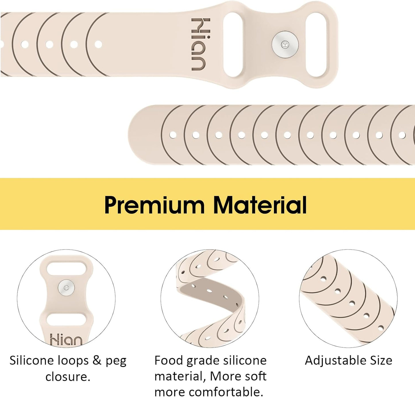 Hion Motion Sickness Bracelets Sea Sickness Wristbands for Motion Sickness/Morning Sickness/Pregnancy Nausea Anti Nausea Wristband Acupressure Nausea Bands Motion Sickness Bands（2Pairs Starlight）