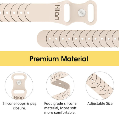 Hion Motion Sickness Bracelets Sea Sickness Wristbands for Motion Sickness/Morning Sickness/Pregnancy Nausea Anti Nausea Wristband Acupressure Nausea Bands Motion Sickness Bands（2Pairs Starlight）