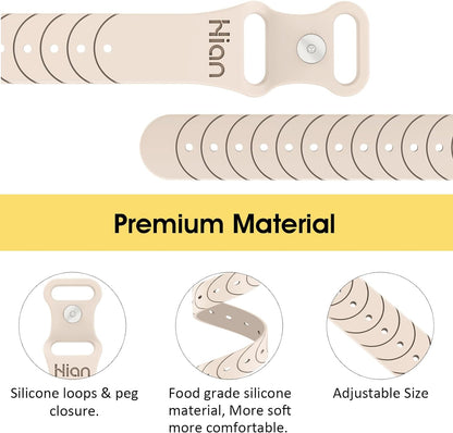 Hion Motion Sickness Bracelets Sea Sickness Wristbands for Motion Sickness/Morning Sickness/Pregnancy Nausea Anti Nausea Bands Acupressure Wristband Motion Sickness Bands（1Pair Starlight）