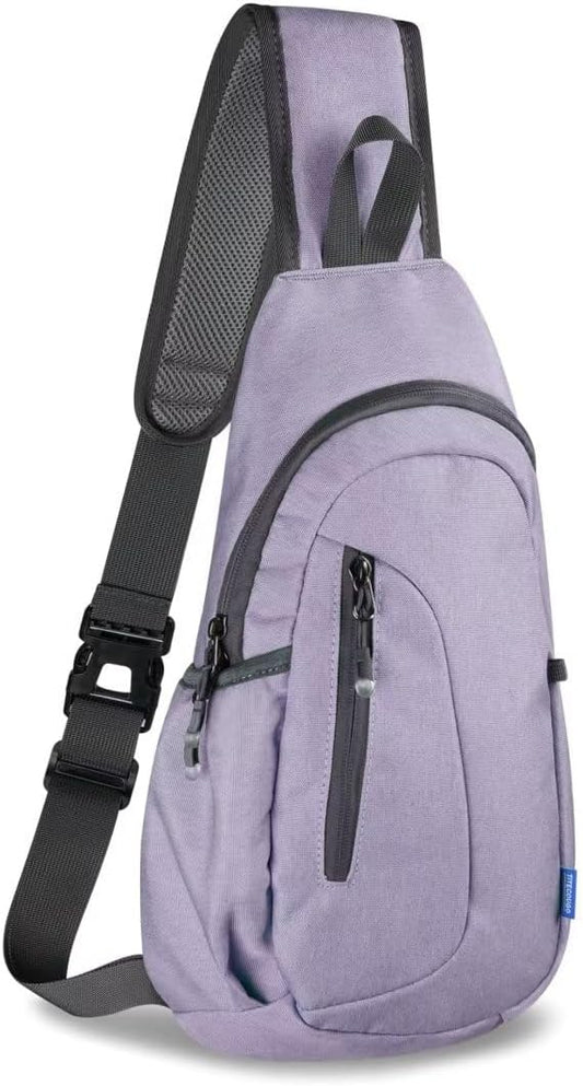 TITECOUGO Small Sling Bag, Lightweight Crossbody Backpack for Men Women, Shoulder Bag for Sports and Outdoor
