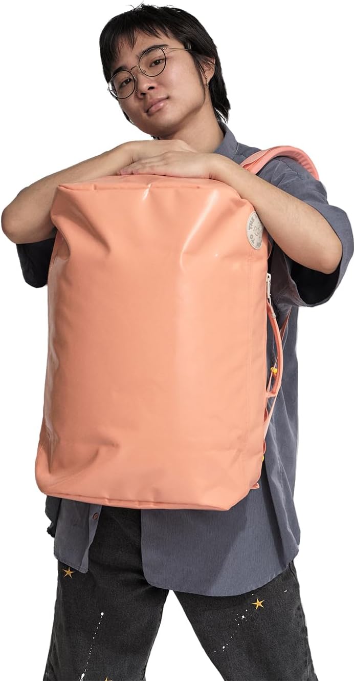 Baboon to the Moon Go-Bag Medium 40L – Detachable Straps, Small Duffle Bag for Travel, Gym Bag for Women, Mens Travel Bag, Duffel Bags for Traveling, Travel Duffel Bags for Women (Sunset Coral)