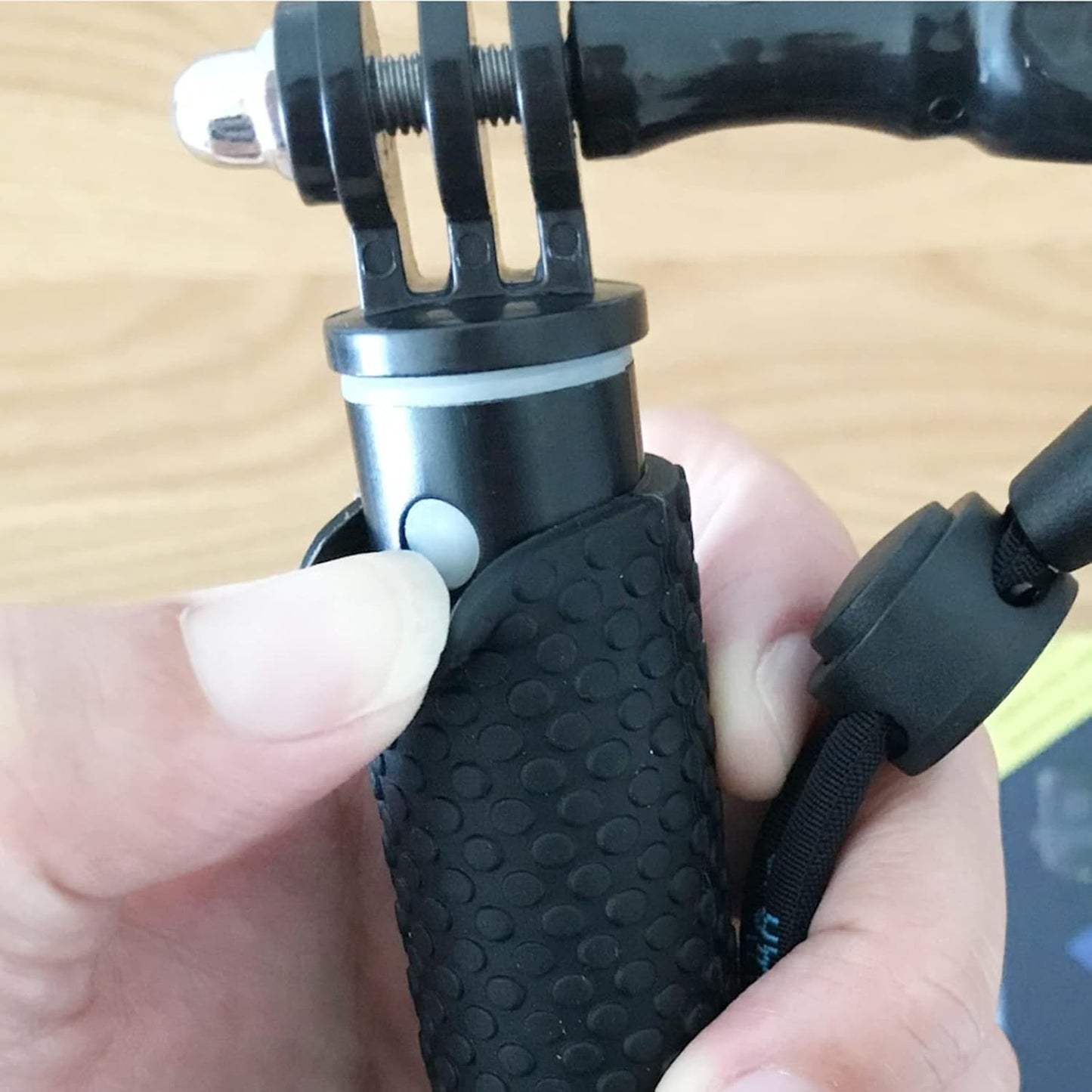 19” Short Extension Selfie Stick Compact Handle Grip Adjustable Waterproof Monopod Pole Compatible with GoPro Hero 13 12 11 10 9 8 7 6 5 AKASO DJI Osmo Action Camera(Mini Size)