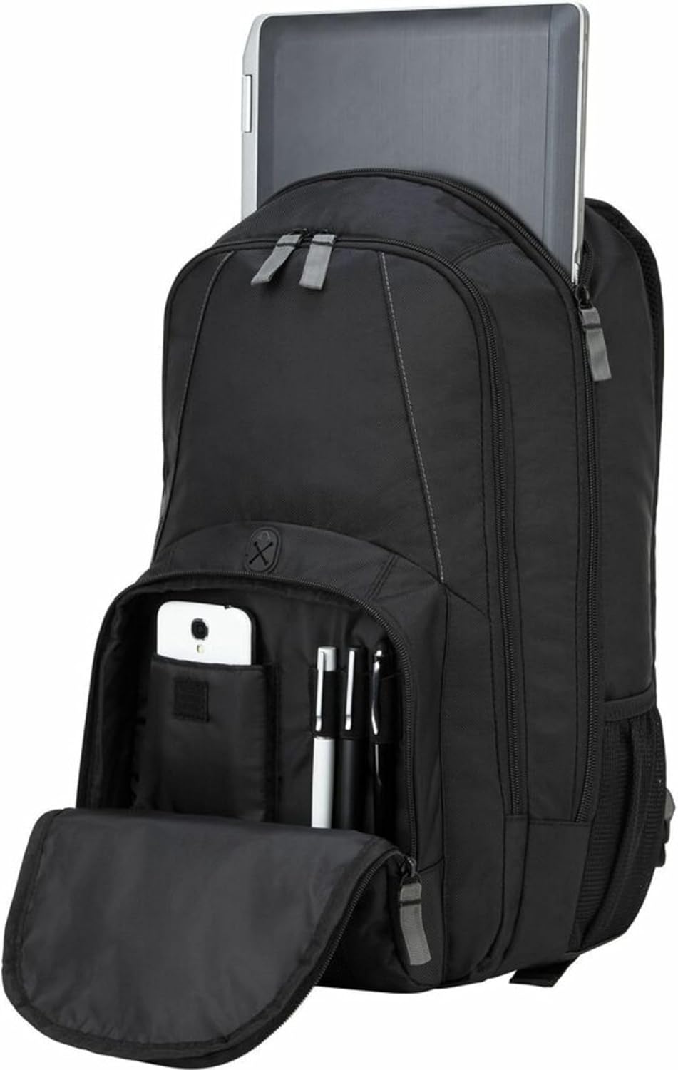 Targus Groove Laptop Backpack for Laptops up to 17-inches, Water Resistant Travel Backpack for Men and Women, Black (CVR617)