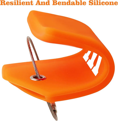 8 Pcs Luggage Tags for Suitcases, 26 Initial Letter Travel Luggage Baggage Identification Labels ID Tags Fully Bendable Tags with Stainless Steel Loop (Letter W, Colorful)