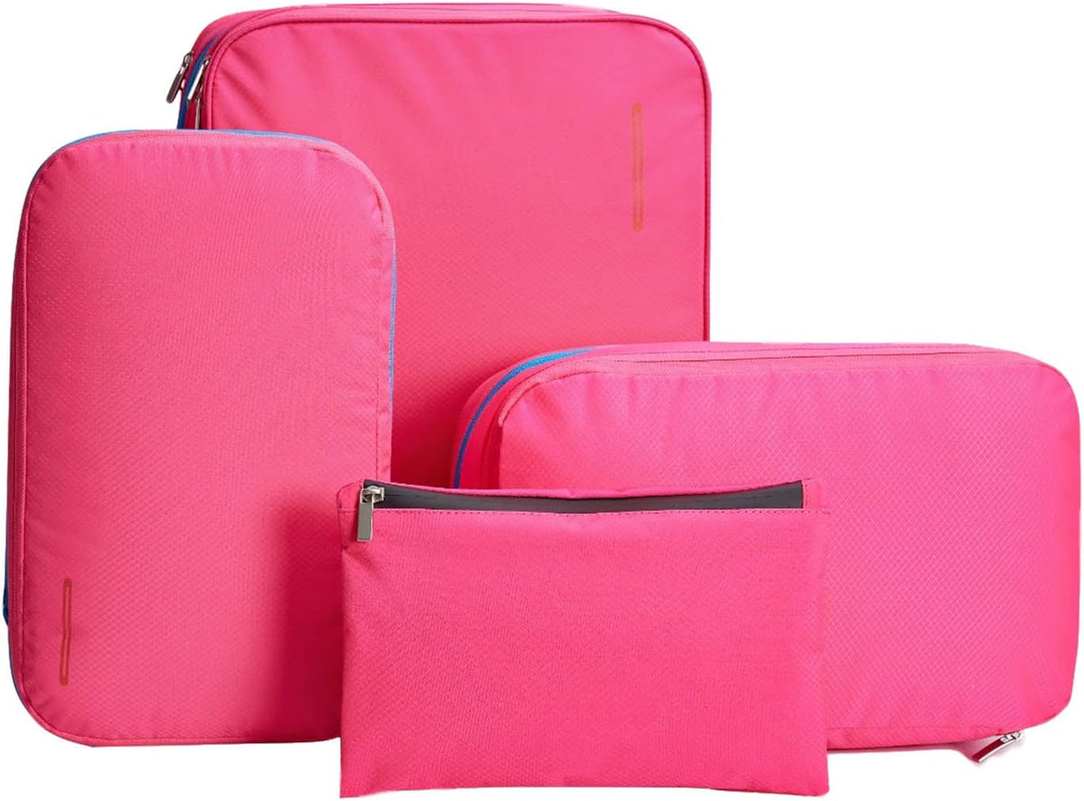 Bee Nesting Waterproof Compression Packing Cubes,Travel Packing organizers for Carry on Luggage,Backpacking, Suitcases
