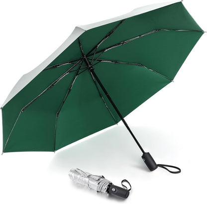 G4Free UPF 50+ UV Protection Large Travel Umbrella 42/46 Inch Auto Open Close Windproof Sun Blocking Umbrella