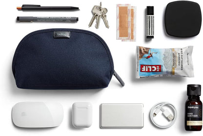 Bellroy Classic Pouch, Everyday kit, Leather and Woven Fabric (pens, Cables, Cosmetics, Personal Items)