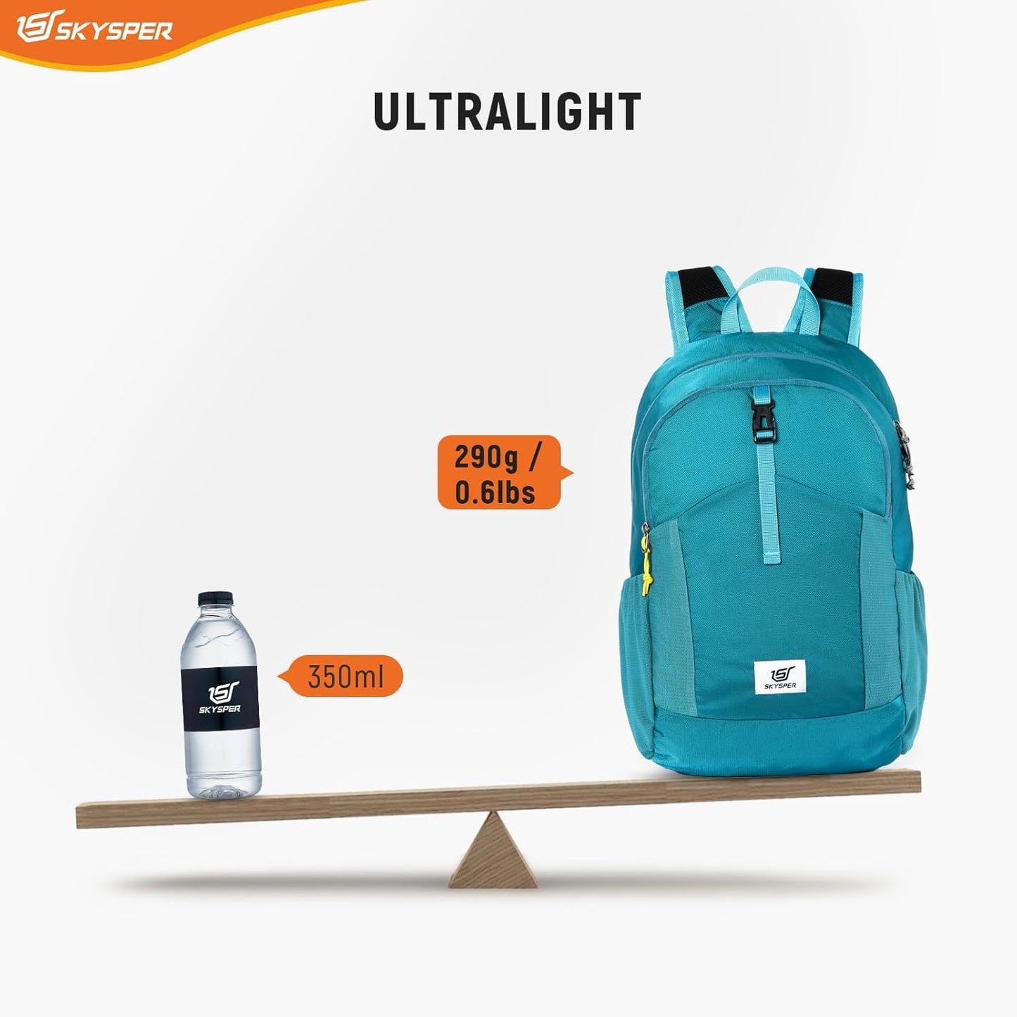 SKYSPER Small Hiking Backpack for Men Women 20L RFID Packable Daypack Ultralight Foldable Back Pack Lightweight Collapsible Travel Day Pack