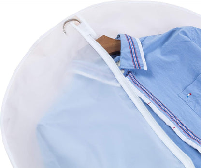 36" Women Suit Bags, Garment Bags For Hanging Clothes, Plastic Garment Bags for Closet Storage, Suit Cover Bags with Zipper for Short Coats, Jackets, Shirts 24"x36"/ 6 Pack (24" x 36" 6 Pack)