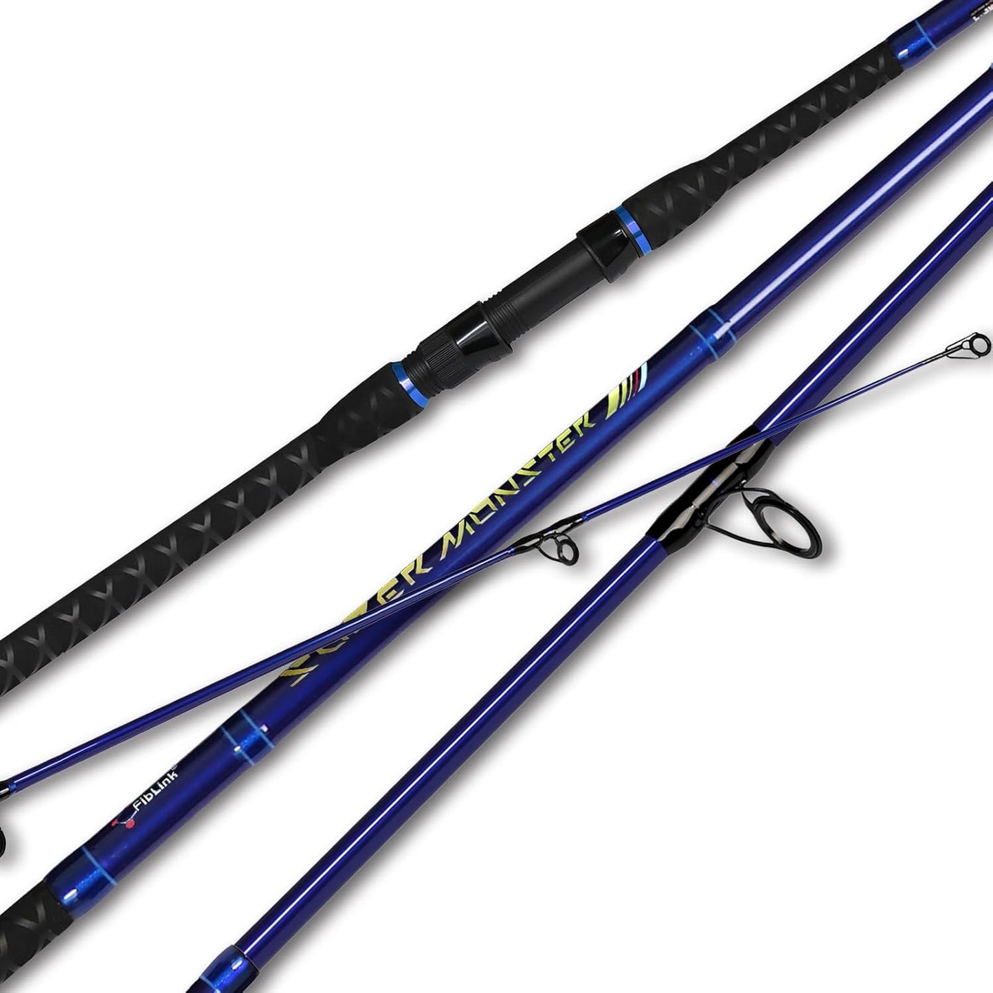 Fiblink Surf Spinning Fishing Rod Carbon Fiber Travel Fishing Rod(11-Feet & 12-Feet & 13-Feet & 15-Feet)
