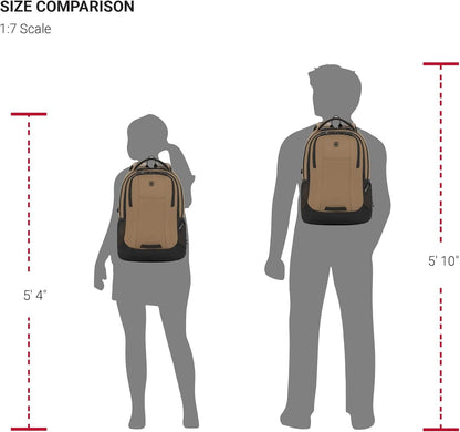 SwissGear Cecil 5505 Laptop Backpack, Pastel Brown/Black, 18-Inch