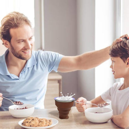 200ML Collapsible Cup- Silicone Foldable Expandable Folding Drinking Cup -Reusable Portable Mugs-Cup For Travel, Camping, Hiking, Holiday Vacation, Outdoor Sports Coffee