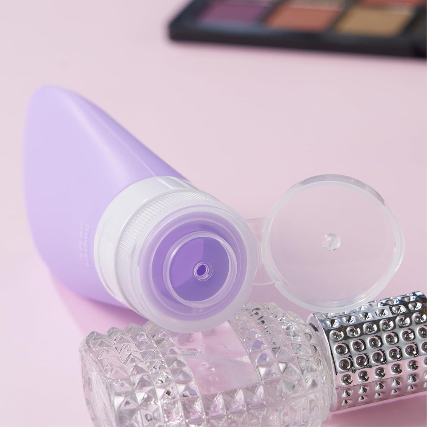 INSFIT Portable Travel Bottles, TSA Approved Leak Proof Containers for Toiletries, BPA Free Refillable Accessories for Shampoo, Body Wash, Liquids (4 Pack)