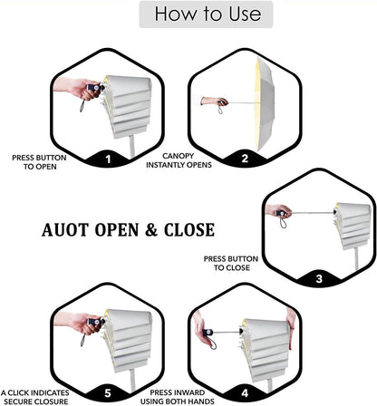 Cuby UV Sun Umbrella Compact Folding Umbrella lightweight Portable Manual Travel Umbrella for Rainproof & 99% UV Protection with Black Anti-UV Coating