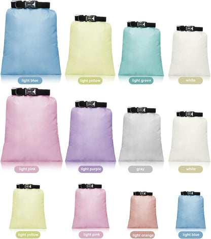 Shappy Waterproof Dry Bag Set 6 Sizes Lightweight Sacks and Long Adjustable Shoulder Strap Outdoor Water Proof Keep Gear Dry Bag Stuff Sacks for Backpacking, Boating, Hiking, Camping