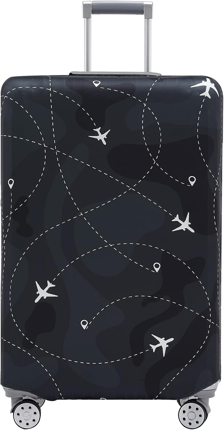 Travelkin Luggage Covers For Suitcase Tsa Approved,Suitcase Cover Protector Fit 18-32 Inch Luggage (L for 26-28 Inch Luggage)