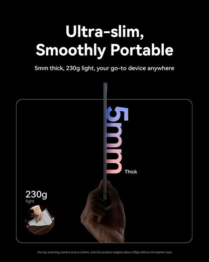 AINOTE Air 2 Bundle – 8.2'' Digital Writing Tablet with Pen, Smart Voice-to-Text Notes, Multilingual Transcription, ChatGPT Integration, Includes Black Folio Case