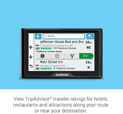 Garmin Drive 52, GPS Navigator with 5-inch Display, Simple On-Screen Menus and Easy-to-See Maps (Renewed)