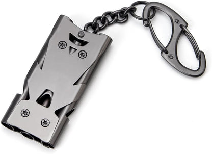 Whistle Emergency Whistles Keychain Rape Whistle Stainless Steel High Decibel Whistles … …