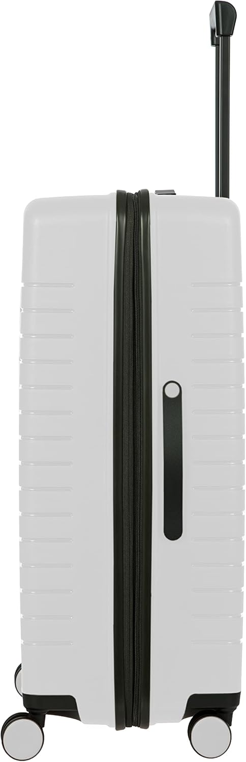 Bric’s B|Y Ulisse Spinner Suitcase, Expandable Hard Shell Luggage with TSA Lock and Smooth 360° Wheels 28" – White