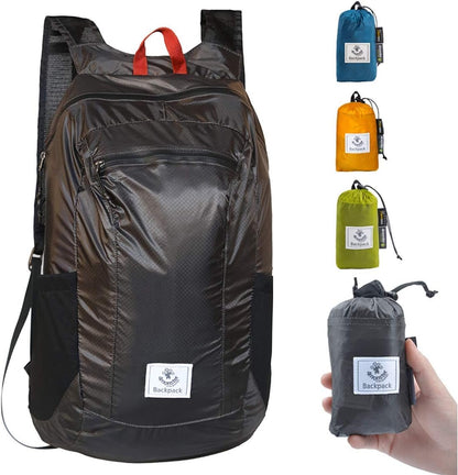 4Monster Hiking Daypack,Water Resistant Lightweight Packable Backpack for Travel Camping Outdoor