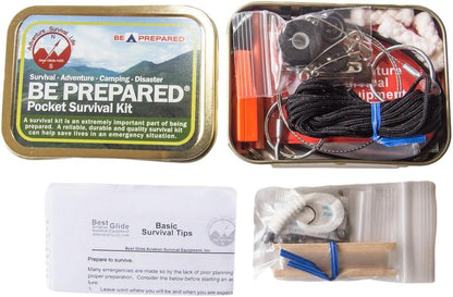Best Glide ASE Be Prepared® Pocket Survival Kit PSK Holder not Included