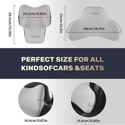 Coverado Lumbar Support and Headrest Pillow - Image 7