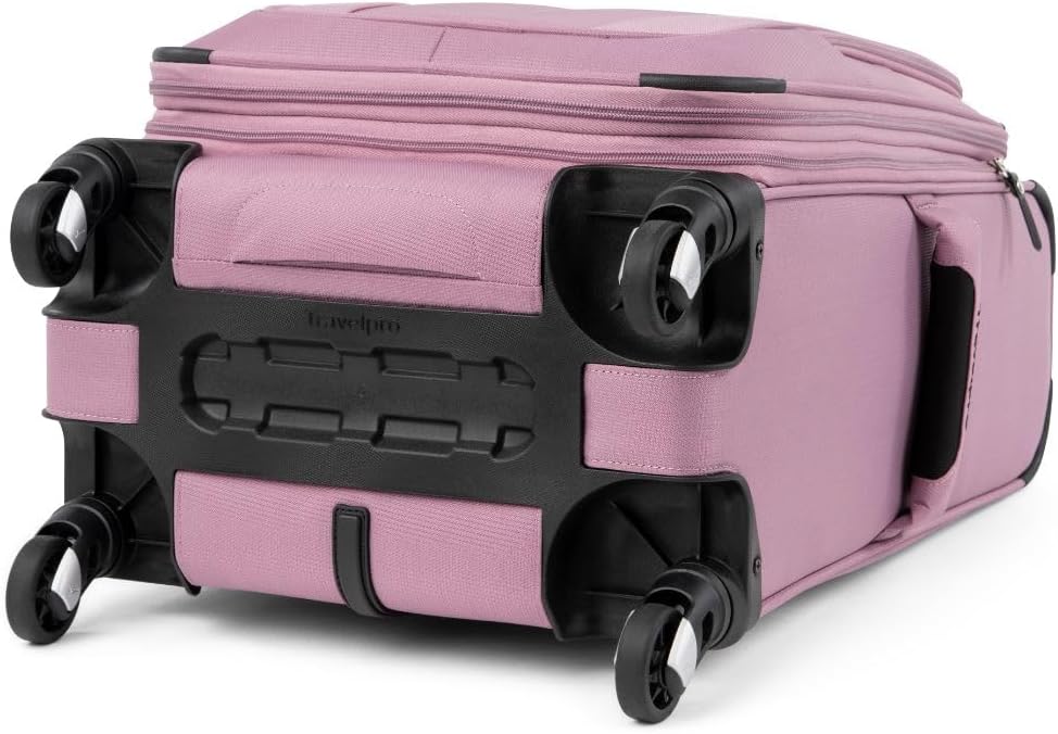 Travelpro Maxlite 5 Softside Expandable Carry-On Luggage with Spinner Wheels, Lightweight, 21-Inch — Orchid Pink Purple