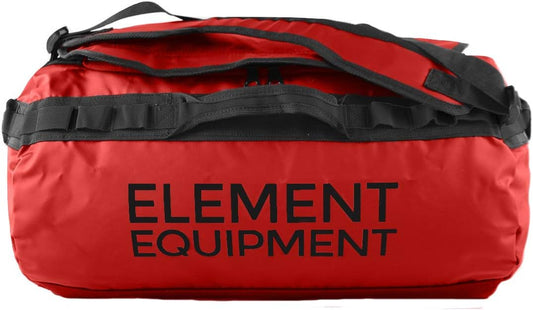 Element Equipment Trailhead Duffel Bag Shoulder Straps Waterproof Red Large